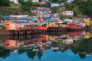 Traditional Stilt Houses Palafitos in the City of Castro at Chiloe Island | Chile | The Ultimate Travel Company