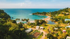Town by the sea, Barbados