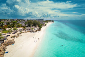 Aerial View of Nungwi Beach in Zanzibar | Luxury Tanzania and Zanzibar Holidays | The Ultimate Travel Company
