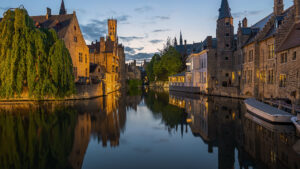 Bruges Skyline at Night | Luxury Belgium Holidays | The Ultimate Travel Company