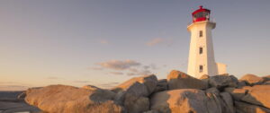 ATLANTIC CANADA |Sunset at Peggys Point Lighthouse Nova Scotia Canada | Ultimate Travel Company