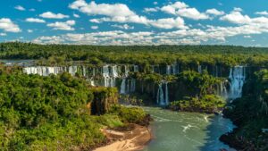 Aerial View of Iguassu Falls | Luxury Brazil Holidays | The Ultimate Travel Company