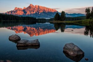 Reflection of the Banff Mountains | Luxury Canada Holidays | The Ultimate Travel Company