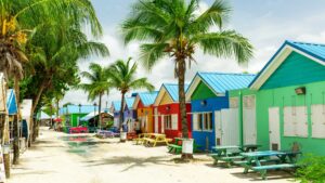 Beach Huts in Barbados