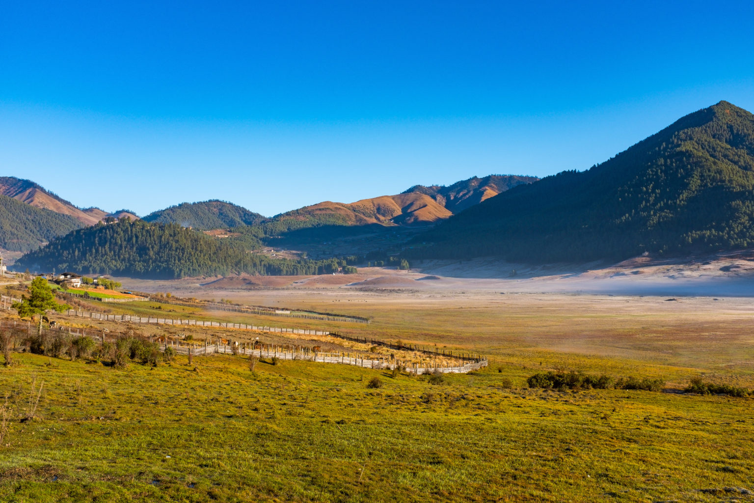 Phobjikha Village in Gangtey, Bhutan | Luxury Bhutan Holidays | The Ultimate Travel Company