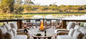 Outdoor Lounge Area at Sanctuary Stanley’s Camp, Okavango Delta | Luxury Botswana Safaris | The Ultimate Travel Company