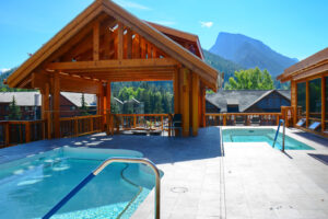 Moose Hotel And Suites, Banff | Hotel's pool at daytime | The Ultimate Travel Company