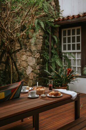 Terrace at Pousada Literaria, Paraty | Luxury Brazil Holidays | The Ultimate Travel Company