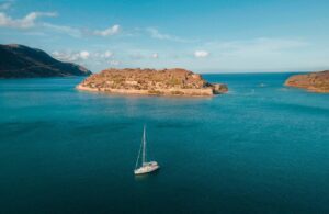 Blue Palace, Elounda, Crete | Greece | Aerial view of the Blue Palace | The Ultimate Travel Company