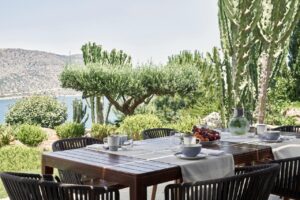 Blue Palace, Elounda, Crete | Greece | overlooking view from the villa | The Ultimate Travel Company