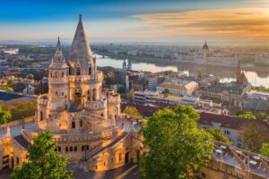 Hungary | Aerial view of the stunning Fisherman's Bastion | The Ultimate Travel Company