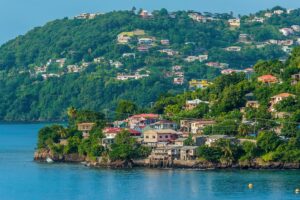 Grenada | Hillside tropical town overlooking a calm bay | The Ultimate Travel Company