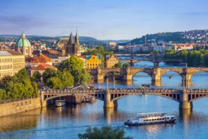 Panoramic View of Charles Bridge | Luxury Czech Republic Holidays | The Ultimate Travel Company