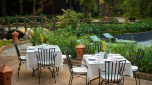 Ancient Hue Garden Houses | Hotel Garden Dining | The Ultimate Travel Company