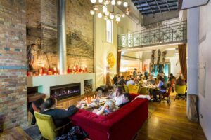 Hotel Debrett, Auckland | Guest eating inside the hotel | New Zealand | The Ultimate Travel Company