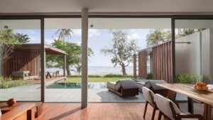 Koh Russey Villas & Resort | Cambodia | beach view from two bedroom villa | The Ultimate Travel Company