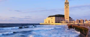 Hassan II Mosque At Sunset in Casablanca | Morocco Holidays | The Ultimate Travel Company