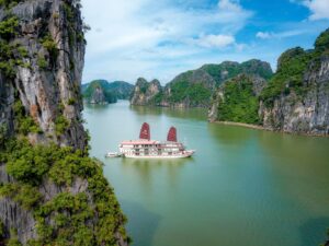 Aerial View of Ginger, Halong Bay | Vietnam Holidays | The Ultimate Travel Company