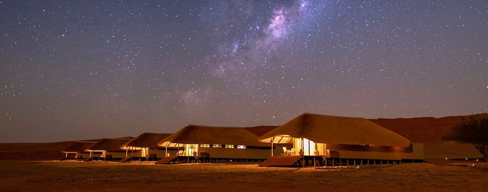 Kwessi Dunes, Sossusvlei | NAMIBIA | Lodge under a starry night sky in the desert | The Ultimate Travel Company