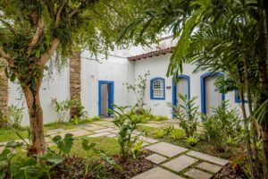 Courtyard at Pousada Literaria, Paraty | Luxury Brazil Holidays | The Ultimate Travel Company