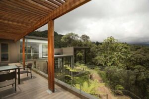 Terrace at Mashpi Lodge, Mindo Cloud Forest | Luxury Ecuador Holidays | The Ultimate Travel Company