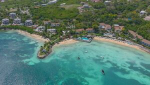 Aerial View of Blue Waters Resort | Antigua | The Ultimate Travel Company