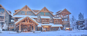Moose Hotel And Suites, Banff | Hotel's Exterior in winter | The Ultimate Travel Company