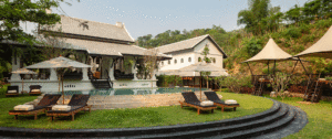 Rosewood Luang Prabang | Laos | the interior of The Rosewood Luang Prabang with pool | Ultimate Travel Company