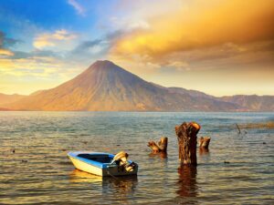 Boat on Lake Atitlan | Luxury Guatemala Holidays | The Ultimate Travel Company