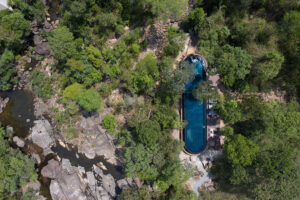 Shinta Mani Wild, Cardamom Mountains | Cambodia | Shinta Mani aerial view | The Ultimate Travel Company