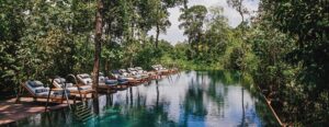 Shinta Mani Wild, Cardamom Mountains | Cambodia | pool area | The Ultimate Travel Company