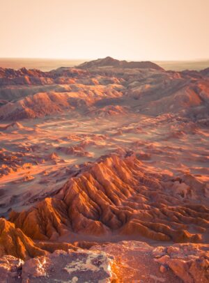 Beautiful View of Valle de la Luna, also known as Moon Valley | Luxury Chile Holidays \ The Ultimate Travel Company