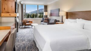 The Westin Resort & Spa, Whistler | Canada | Cozy bedromm of the hotel | The Ultimate Travel Company