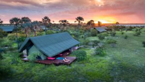 Jacks Camp Guest Tent Exterior | Luxury Botswana Holidays | The Ultimate Travel Company