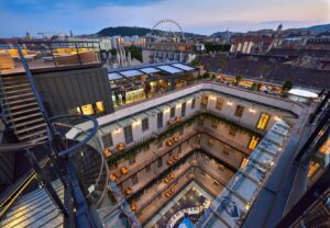 Aerial View of the Aria Hotel Budapest | Luxury Hungary Holidays | The Ultimate Travel Company