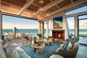 Lekkerwater Beach Lodge, Western Cape | South Africa | The Lekker living room view | The Ultimate Travel Company