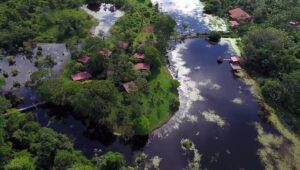Maquenque Eco-lodge, Boca Tapada | Costa Rica | Aerial View of the Maquenque Eco-lodge | The Ultimate Travel Company
