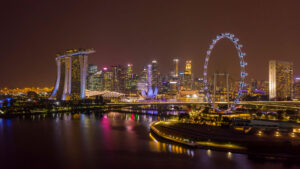 Skyline at night | Singapore | The Ultimate Travel Company