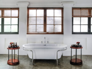 Amantaka, Luang Prabang, | Laos | bathroom | The Ultimate Travel Company