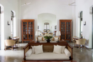 Amantaka, Luang Prabang, | Laos | living area | The Ultimate Travel Company
