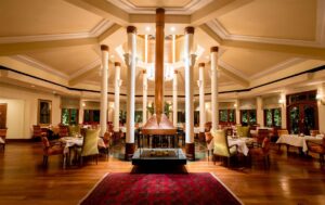 Ananda In The Himalayas | India | the Ananda dining area | The Ultimate Travel Company