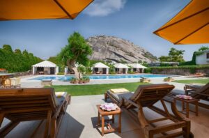 Sun Loungers and a Pool in Rajasthan | India Holidays | The Ultimate Travel Company