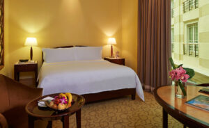 Fullerton Hotel, Singapore | Singapore | Fullerton bedroom | The Ultimate Travel Company