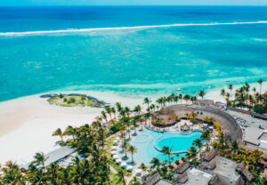 Lux* Belle Mare | Mauritius | aerial view of Lux* Belle Mare | The Ultimate Travel Company