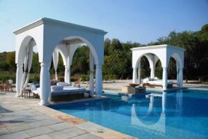 Shahpura Bagh, Rajasthan | India | pool view of Shahpura Bagh | The Ultimate Travel Company