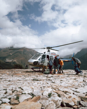 Helicopter on Deboche Trail | Luxury Nepal Holidays | The Ultimate Travel Company