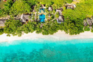 Hilton Seychelles Labriz Resort & Spa, Silhouette Island | Seychelles | Island Aerial View | The Ultimate Travel Company