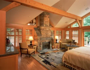 Interior of the Master Bedroom at Eagle Rock | Luxury Canada Holidays | The Ultimate Travel Company