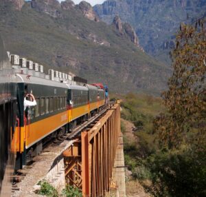 Train Travelling Across a Bridge in El Fuerte | Mexico Holidays The Ultimate Travel Company