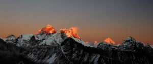 Evening sun on Mt Everest | Ultimate Travel Company